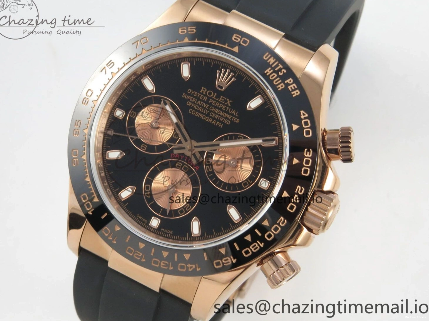 0125 OdorResistant Daytona 116515 QF 1:1 Best Edition Black RG Dial on Oysterflex Strap SH4130 V11（Gain Weight） 160